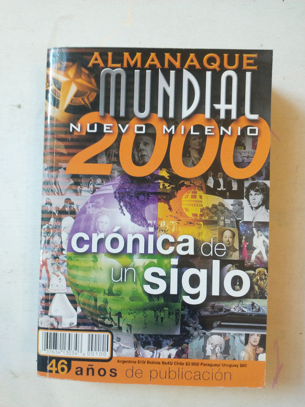 Libro usado en venta: Almanaque mundial Nuevo Milenio 2000; editorial Palsa impreso en 1999 realizamos envios a todo el mundo.1
