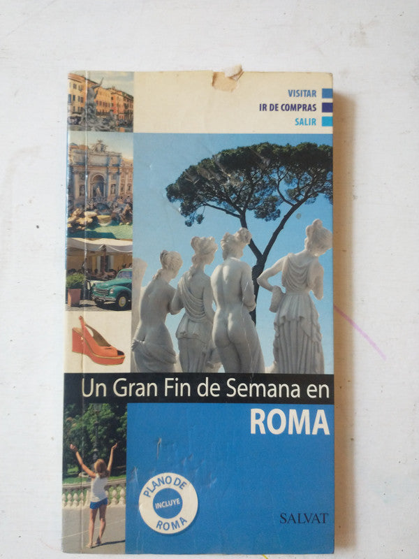 Libro usado en venta: Un gran fin de semana en Roma; editorial Salvat impreso en _ realizamos envios a todo el mundo.1