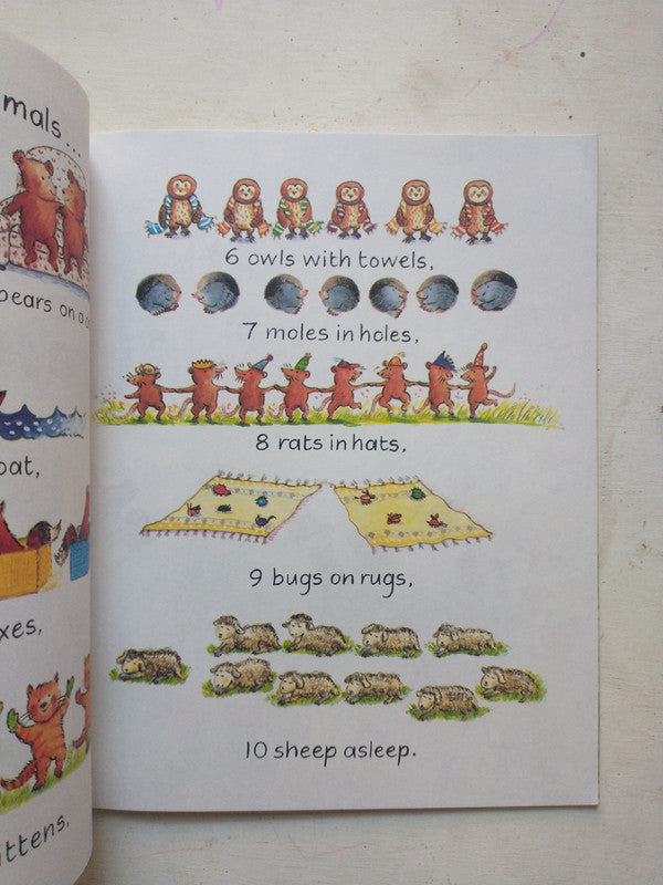 Libro usado en venta: One, two, three, count with me de Catherine - Laurence Anholt; editorial Scholastic impreso en 1995 envios a todo el mundo.3