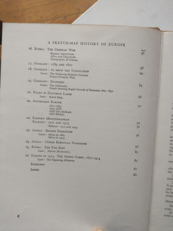 Libro usado en venta: A sketch-map history of Europe 1789-1914 de George Taylor; editorial George G. Harrap & Cia. impreso en 1967.3