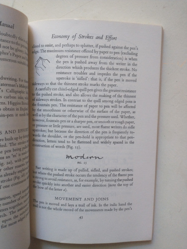 Libro usado en venta: A handwriting Manual de Alfred Fairbank; editorial Faber and Faber impreso en 1983 realizamos envios a todo el mundo.4