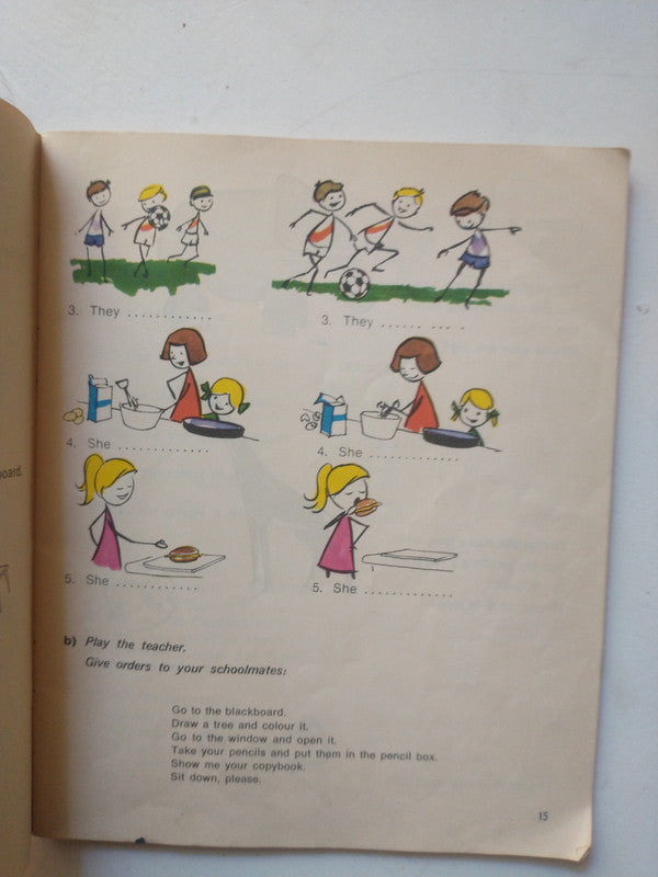 Libro usado en venta: Pim's Book - Second Book de Ana Rosa R. de Genijovich; editorial Kapelusz impreso en 1969 realizamos envios a todo el mundo.3