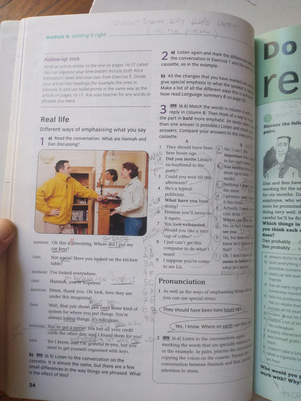 Libro usado en venta: Cutting edge (Students' Book + Workbook) Ciclo de perfeccionamiento 1; editorial Longman impreso en 2005 envios a todo el mundo.3