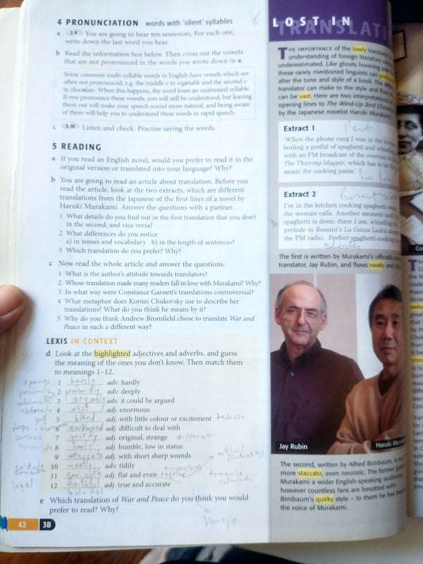 Libro usado en venta: New English File - Advanced (Teacher's Book + Students' Book + Workbook); editorial Oxford University Press impreso en 2015.3