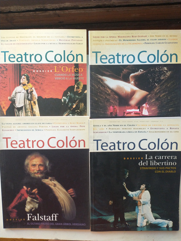 Libro usado en venta: Teatro Colon (Temporada 1998) de Revista; editorial Artes Graficas Corin Luna impreso en 1998 realizamos envios a todo el mundo.2
