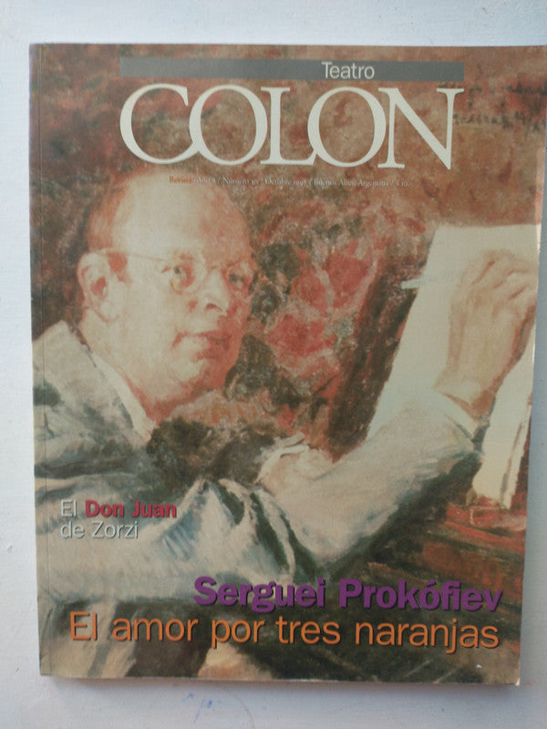 Libro usado en venta: Teatro Colon (Temporada 1998) de Revista; editorial Artes Graficas Corin Luna impreso en 1998 realizamos envios a todo el mundo.1