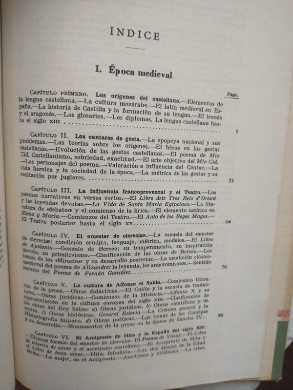 Libro usado en venta: Historia de la literatura espa?ola (4 Tomos) de Angel Valbuena Prat; editorial Gustavo Gili impreso en 1963.2