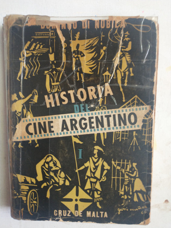 Libro usado en venta: Historia del cine argentino I de Domingo Di Nubila; editorial Cruz de Malta impreso en 1959 realizamos envios a todo el mundo.1