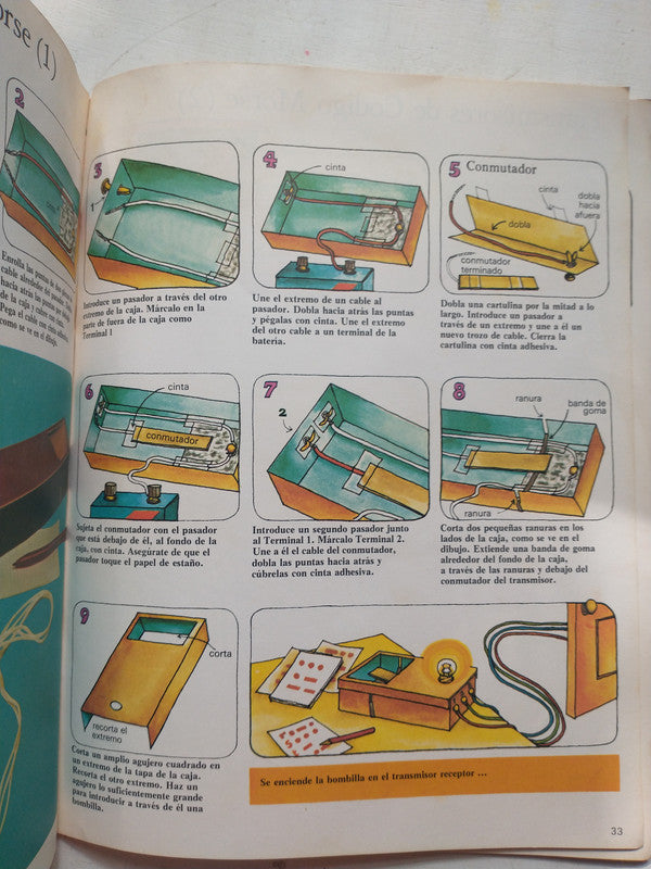Libro usado en venta: Como hacer baterias e imanes; editorial Plesa impreso en 1977 realizamos envios a todo el mundo.4