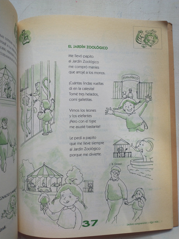 Libro usado en venta: Las lecturas de Manu 2 - Antologia y actividades de Margarita Maine; editorial Aique impreso en 2004 envios a todo el mundo.2