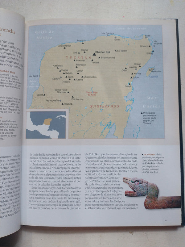 Libro usado en venta: Arqueologia - Chichen Itza; editorial Gredos impreso en 2018 realizamos envios a todo el mundo.3