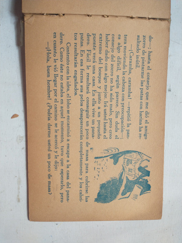 Libro usado en venta: El lobo y los siete cabritos de Enrique Rodriguez; editorial Ramon Sopena impreso en 1950 realizamos envios a todo el mundo.3