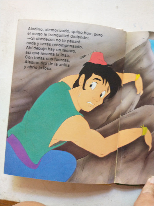 Libro usado en venta: Aladino y la lampara maravillosa; editorial Libsa impreso en 1999 realizamos envios a todo el mundo.2