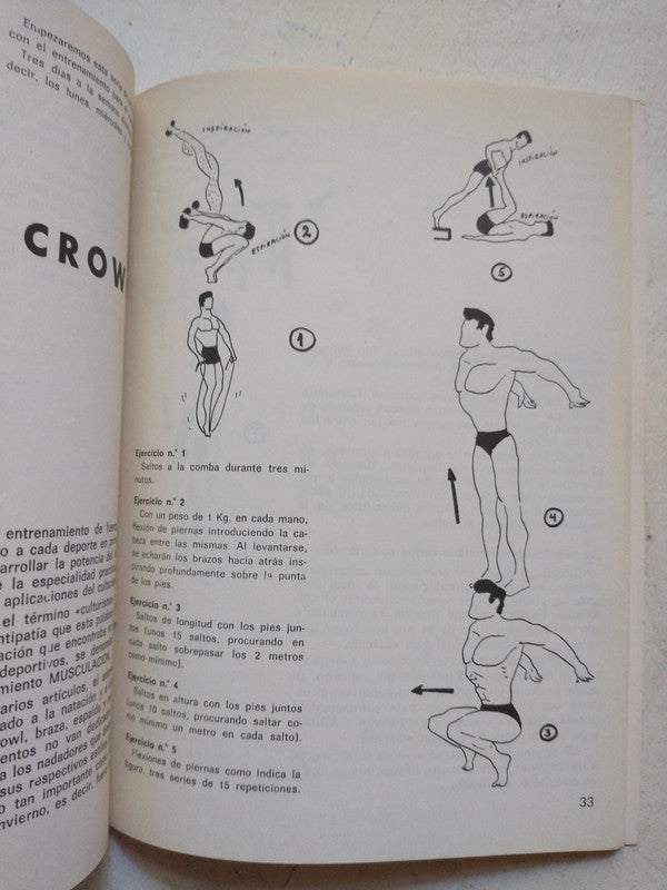 Libro usado en venta: Las pesas en el deporte; editorial Alas impreso en 1989 realizamos envios a todo el mundo.2
