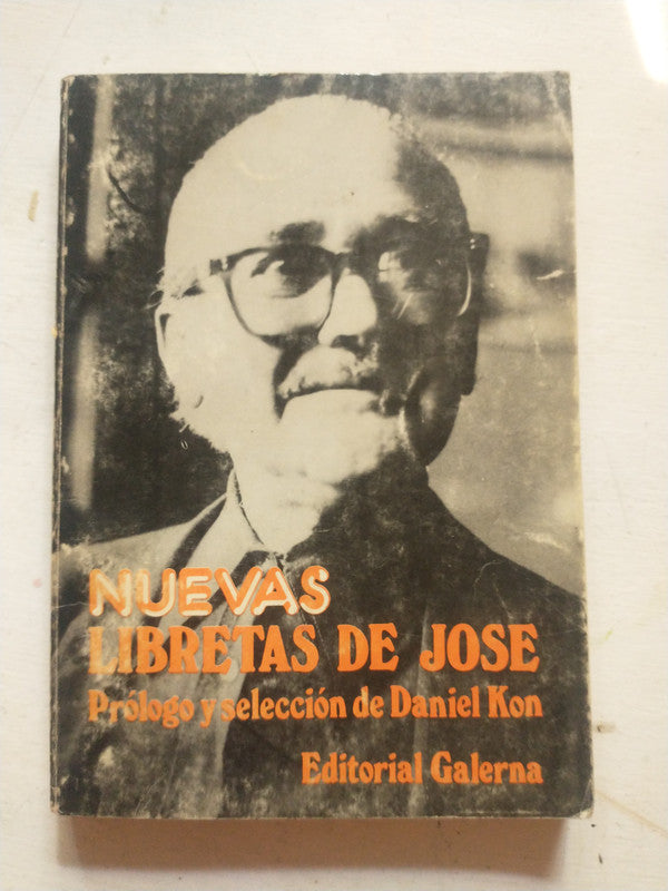 Libro usado en venta: Nuevas libretas de Jose de Jose Rosenwasser; editorial Galerna impreso en 1979 realizamos envios a todo el mundo.1