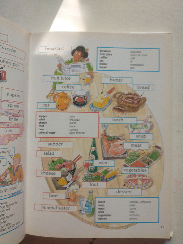 Libro usado en venta: Diccionario de ingles para principiantes de Helen Davies - Francoise Holmes; editorial Susaeta impreso en 1992.2