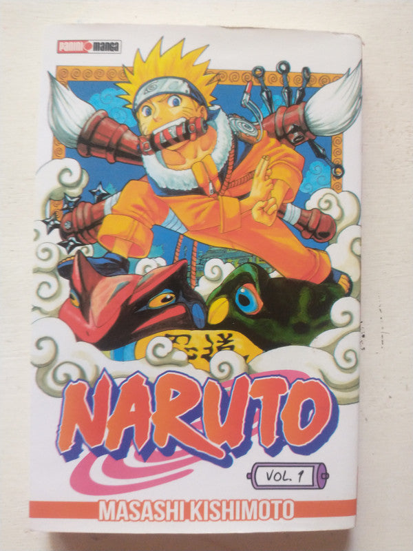 Libro usado en venta: Naruto - Vol. 1 de Masashi Kishimoto; editorial Panini impreso en 2022 realizamos envios a todo el mundo.1