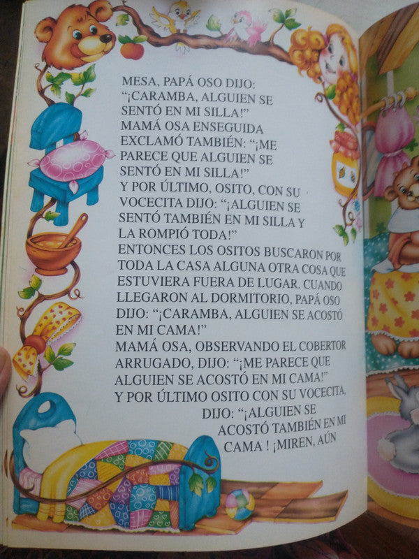Libro usado en venta: Ricitos de oro y los tres osos; editorial Booked S.A. impreso en 1999 realizamos envios a todo el mundo.3
