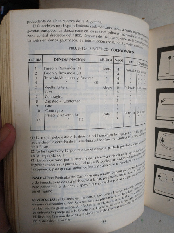 Libro usado en venta: Didactica de las danzas folkloricas argentinas de Juan de los Santos Amores; editorial I.D.A.F. impreso en 1994.2