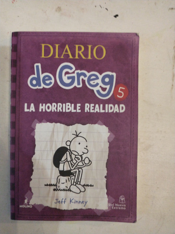 Libro usado en venta: Diario de Greg 5 - La horrible realidad de Jeff Kinney; editorial Del Nuevo Extremo impreso en 2011 envios a todo el mundo.1