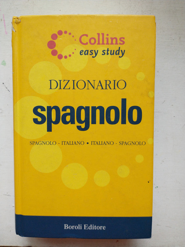 Libro usado en venta: Spagnolo-Italiano/Italiano-Spagnolo de Collins - Dizionario Spagnolo; editorial HarperCollins impreso en 2007.1
