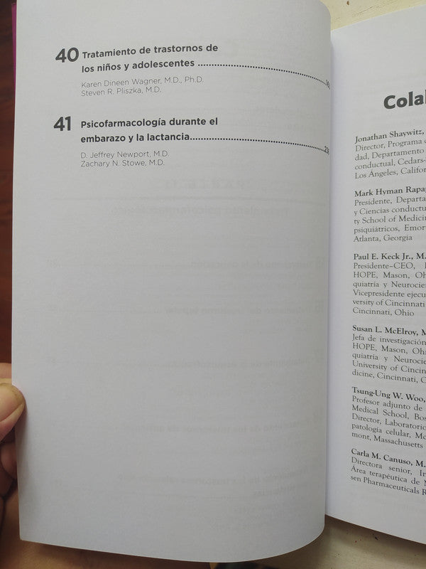 Libro usado en venta: Fundamentos de Psicofarmacologia Clinica - Parte II de Alan Schatzberg - Nemeroff; American Psychiatric Association 2015.4