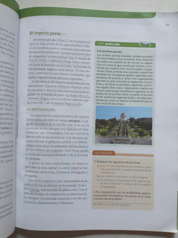 Libro usado en venta: Historia 1: De los primeros seres humanos al fin de los tiempos medievales de Juan Ruben Ferguson; Angel Estrada impreso en 2014.2