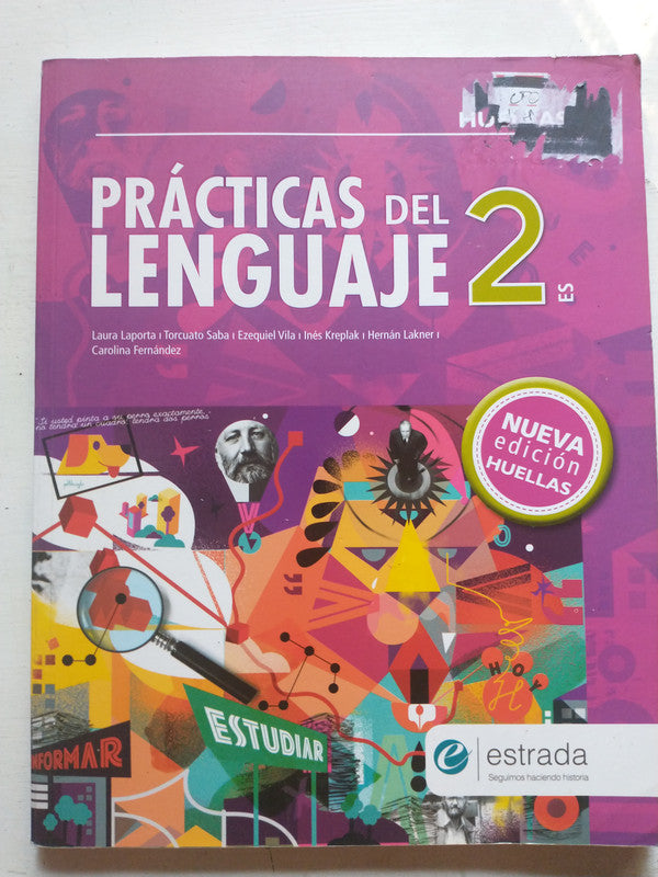 Libro usado en venta: Practicas del lenguaje 2; editorial Angel Estrada impreso en 2017 realizamos envios a todo el mundo.1