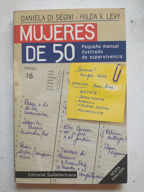 Libro usado en venta: Mujeres de 50 de D. Di Segni - Hilda V. Levy; editorial Sudamericana impreso en 2000 realizamos envios a todo el mundo.1