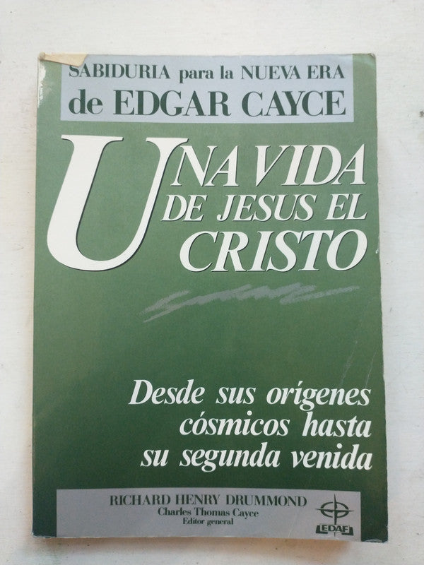Libro usado en venta: Una vida de Jesus el Cristo de Richard Henry Drummond; editorial Edaf impreso en 1991 realizamos envios a todo el mundo.1
