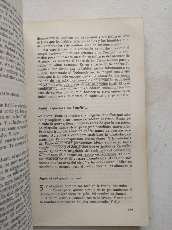Libro usado en venta: El testamento de San Juan de J. J. Benitez; editorial Planeta impreso en 1988 realizamos envios a todo el mundo.2