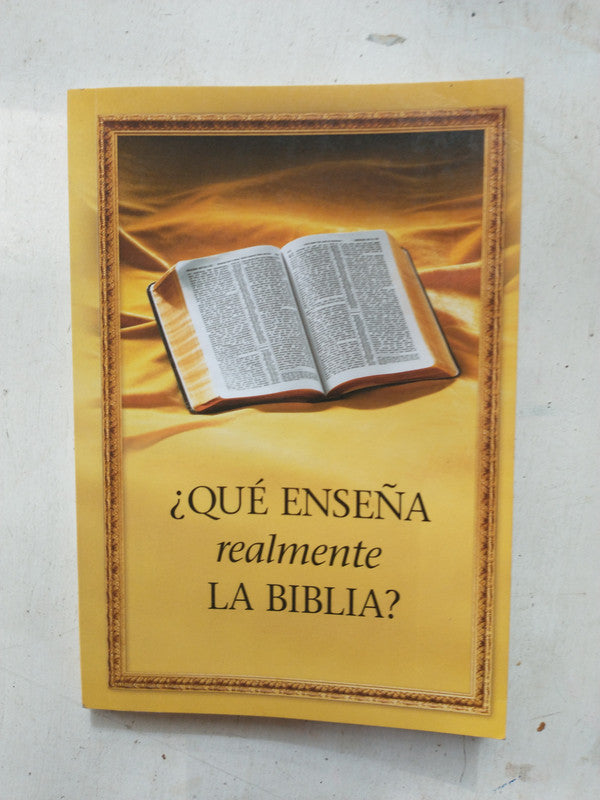 Libro usado en venta: ?Qu? ense?a realmente La Biblia?; editorial Watchtower Bible impreso en 2013 realizamos envios a todo el mundo.1