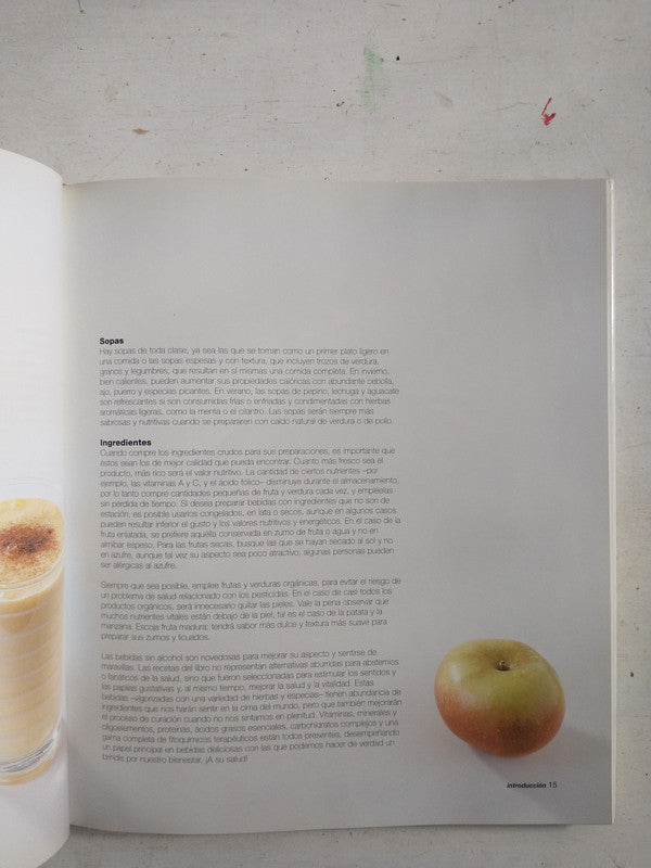 Libro usado en venta: Bebidas saludables y curativas de Anne Mclntyre; editorial Javier Vergara impreso en 2000 realizamos envios a todo el mundo.2