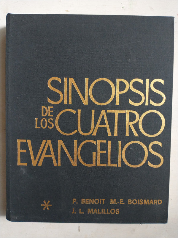 Libro usado en venta: Sinopsis de los cuatro evangelios - Tomo I; editorial Desclee de Brouwer impreso en 1975 realizamos envios a todo el mundo.1