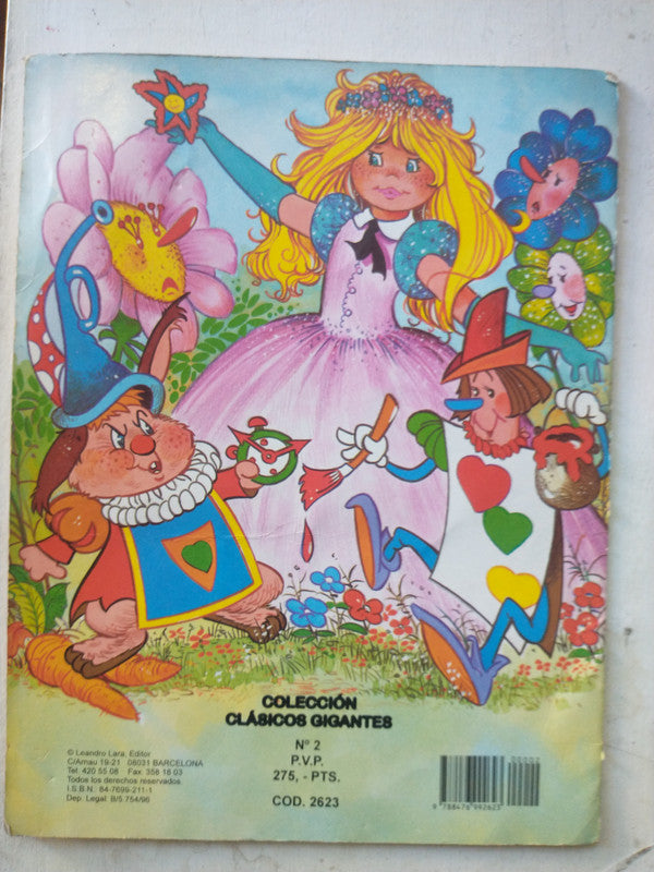 Libro usado en venta: Alicia en el pais de las maravillas; editorial Leandro Lara impreso en _ realizamos envios a todo el mundo.2