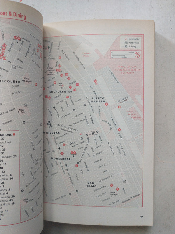 Libro usado en venta: Argentina & Chile de Frommer's; editorial Wiley Publishing impreso en 2003 realizamos envios a todo el mundo.2