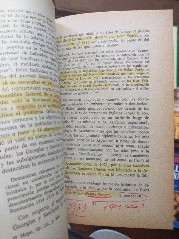 Libro usado en venta: El peon de la Reina de Virginia Gamba; editorial Sudamericana impreso en 1984 realizamos envios a todo el mundo.2