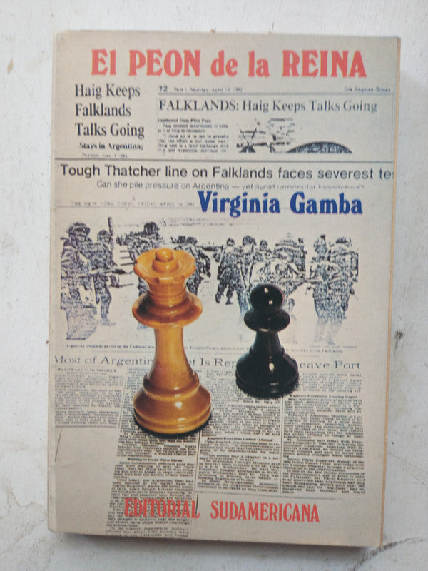 Libro usado en venta: El peon de la Reina de Virginia Gamba; editorial Sudamericana impreso en 1984 realizamos envios a todo el mundo.1