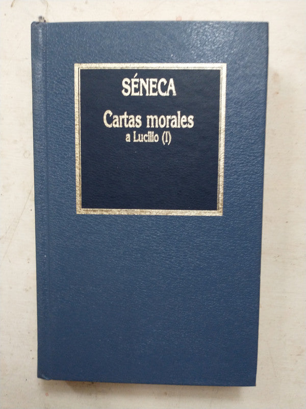 Libro usado en venta: Cartas morales a Lucilio - Vol. 1 de Seneca; editorial Hyspamerica impreso en 1984 realizamos envios a todo el mundo.1