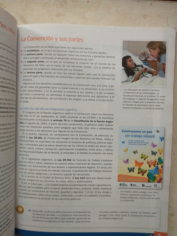 Libro usado en venta: Ciudadania y derechos 1; editorial Santillana impreso en 2015 realizamos envios a todo el mundo.3