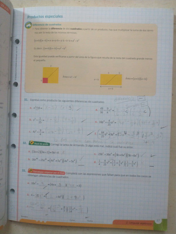 Libro usado en venta: Entre Numeros III - Actividades de matematica; editorial Santillana impreso en 2016 realizamos envios a todo el mundo.3