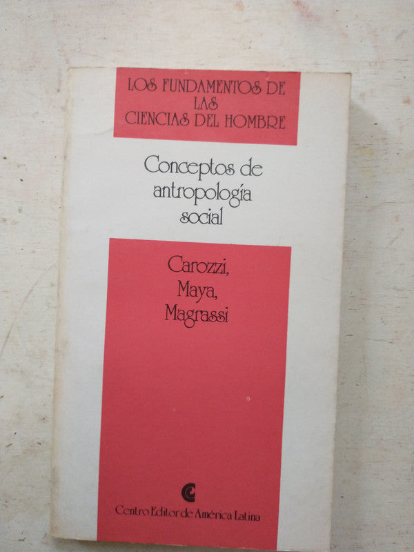 Conceptos de antropologia social - Vol. 19