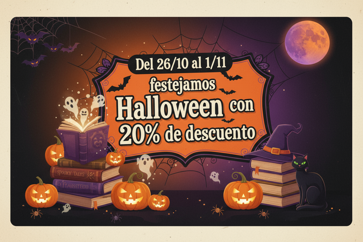 Banner promocional de Halloween