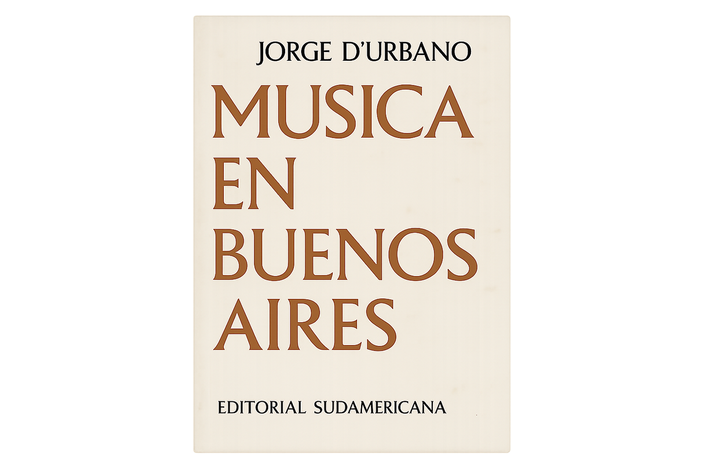 Portada del libro Música en Buenos Aires
