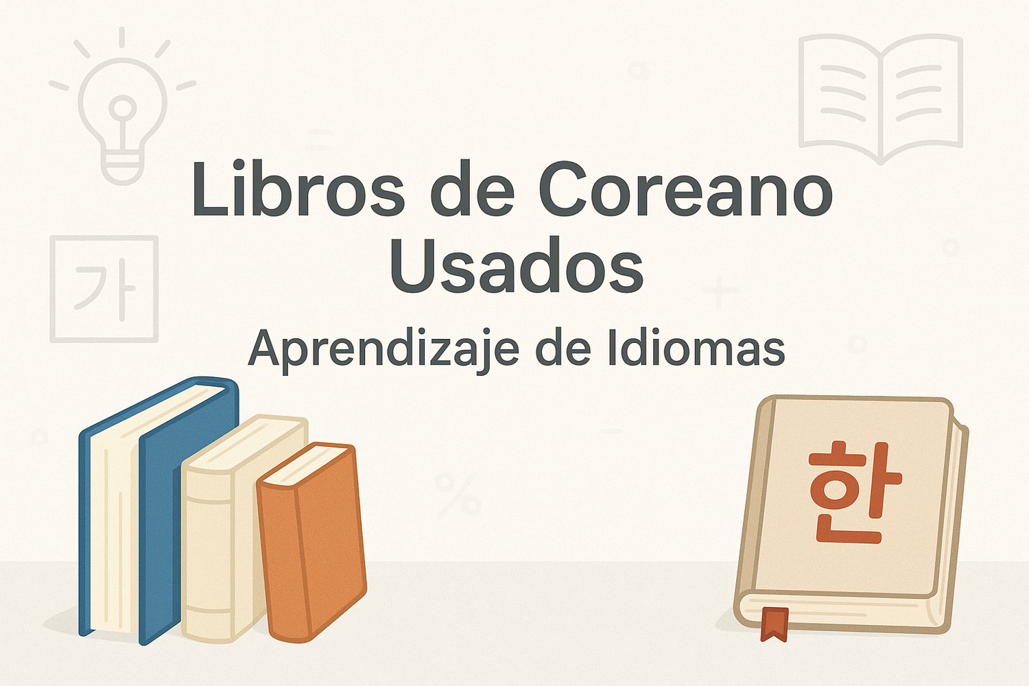 Libros de Coreano Usados - Aprendizaje de Idiomas
