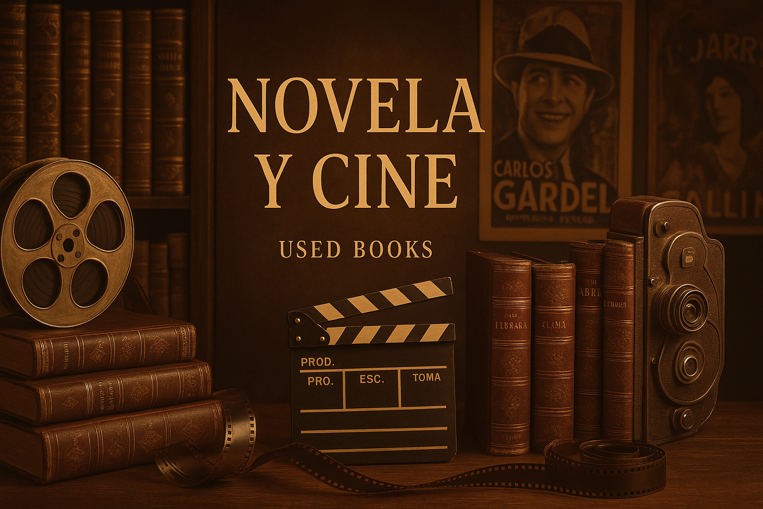 Novela y cina: libros usados