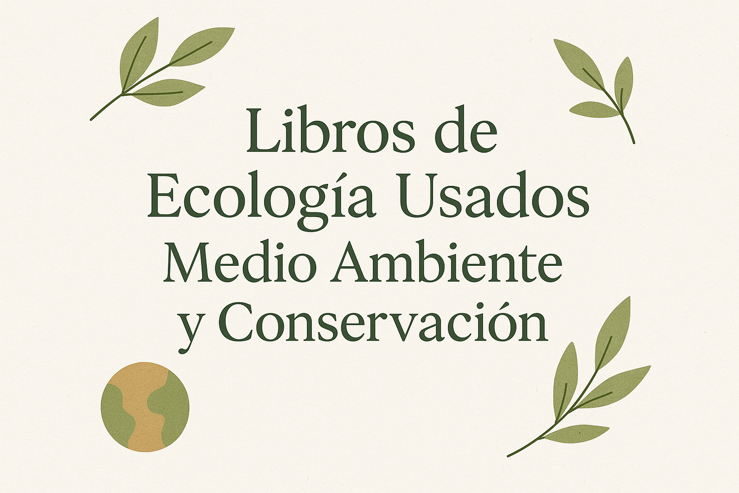 Libros de Ecología Usados - Medio Ambiente y Conservación