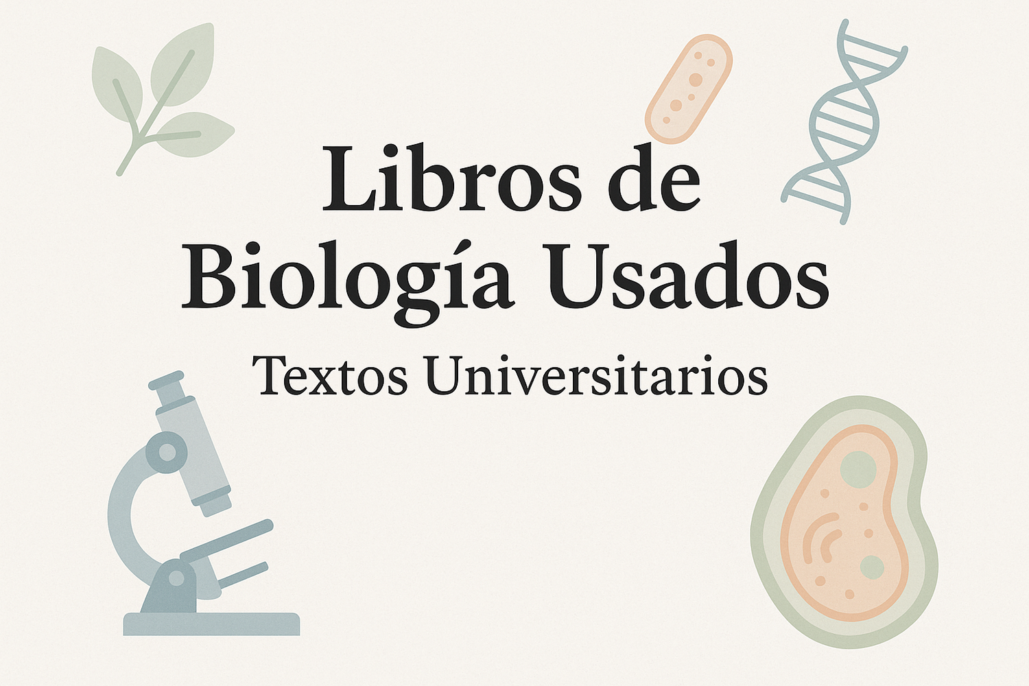 Libros de Biología Usados - Textos Universitarios