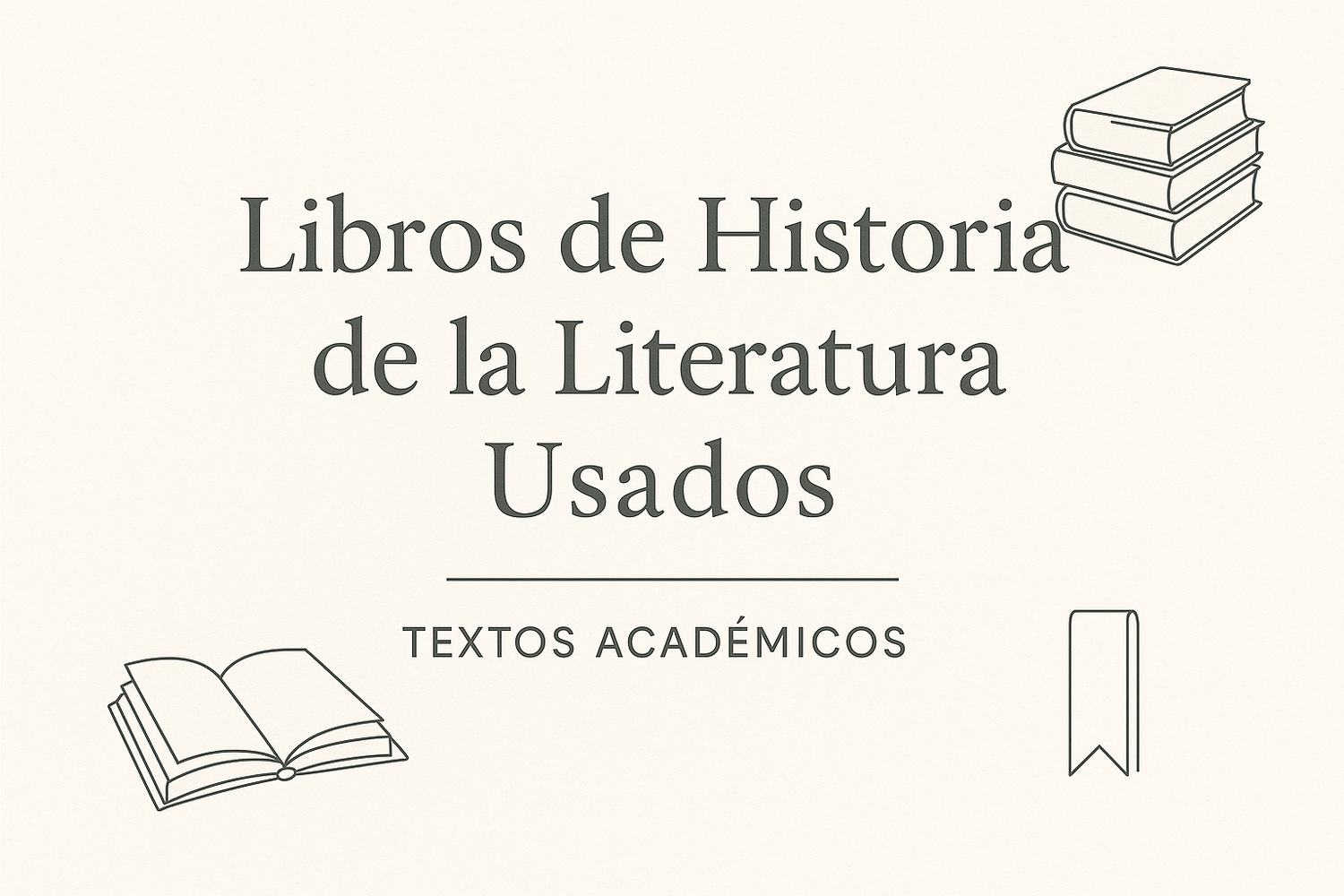 Libros de Historia de la Literatura Usados - Textos Académicos