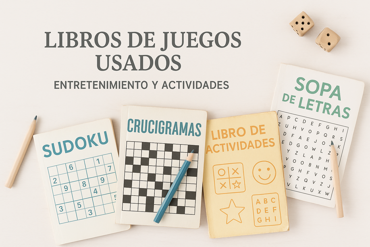 Libros de Juegos Usados - Entretenimiento y Actividades